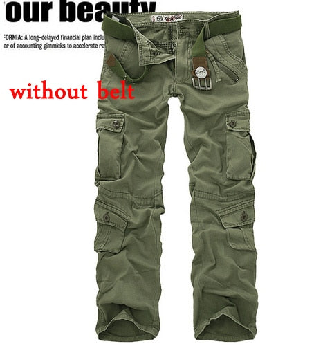 Hot sale free shipping men cargo pants camouflage trousers military pants for man 7 colors