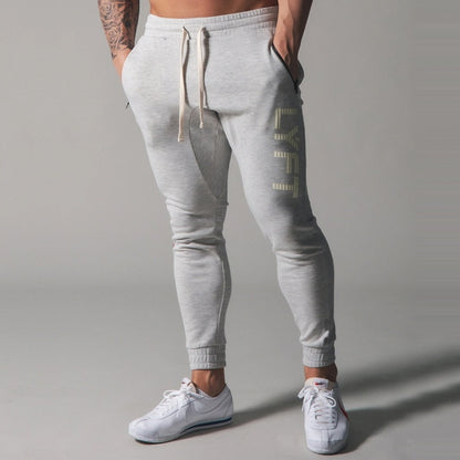 Sports pants men's jogger fitness sports trousers new fashion printed muscle men's fitness training pants