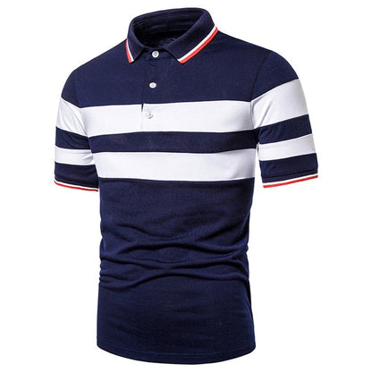 Men Polo Men Shirt Short Sleeve Polo Shirt Contrast Color Polo New Clothing Summer Streetwear Casual Fashion Men tops