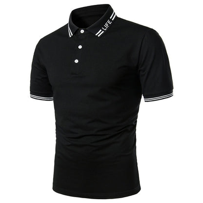 Men Polo Men Shirt Short Sleeve Polo Shirt Contrast Color Polo New Clothing Summer Streetwear Casual Fashion Men tops