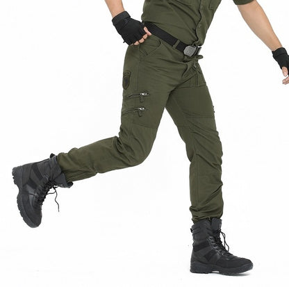 Men's Cargo Pants Army Military Style Tactical Pants Male Camo Jogger Plus Size Cotton Many Pocket Men Camouflage Black Trousers