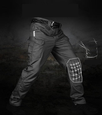 Mens Camouflage Cargo Pants Elastic Multiple Pocket  Military Male Trousers Outdoor Joggers Pant Plus Size Tactical Pants Men